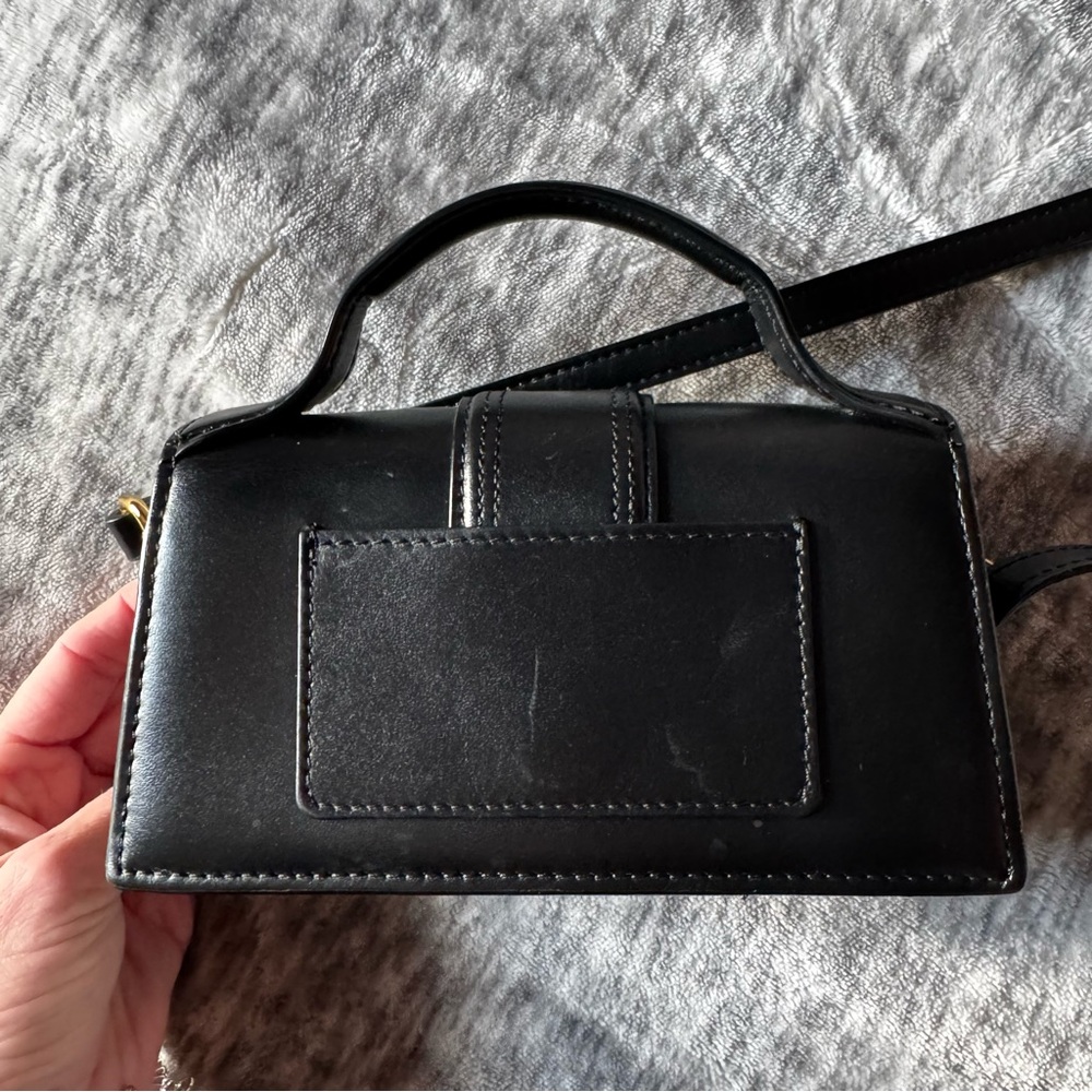 Jacquemus The Bambino Black Leather Women's Bag Crossbody - Picture 15 of 15